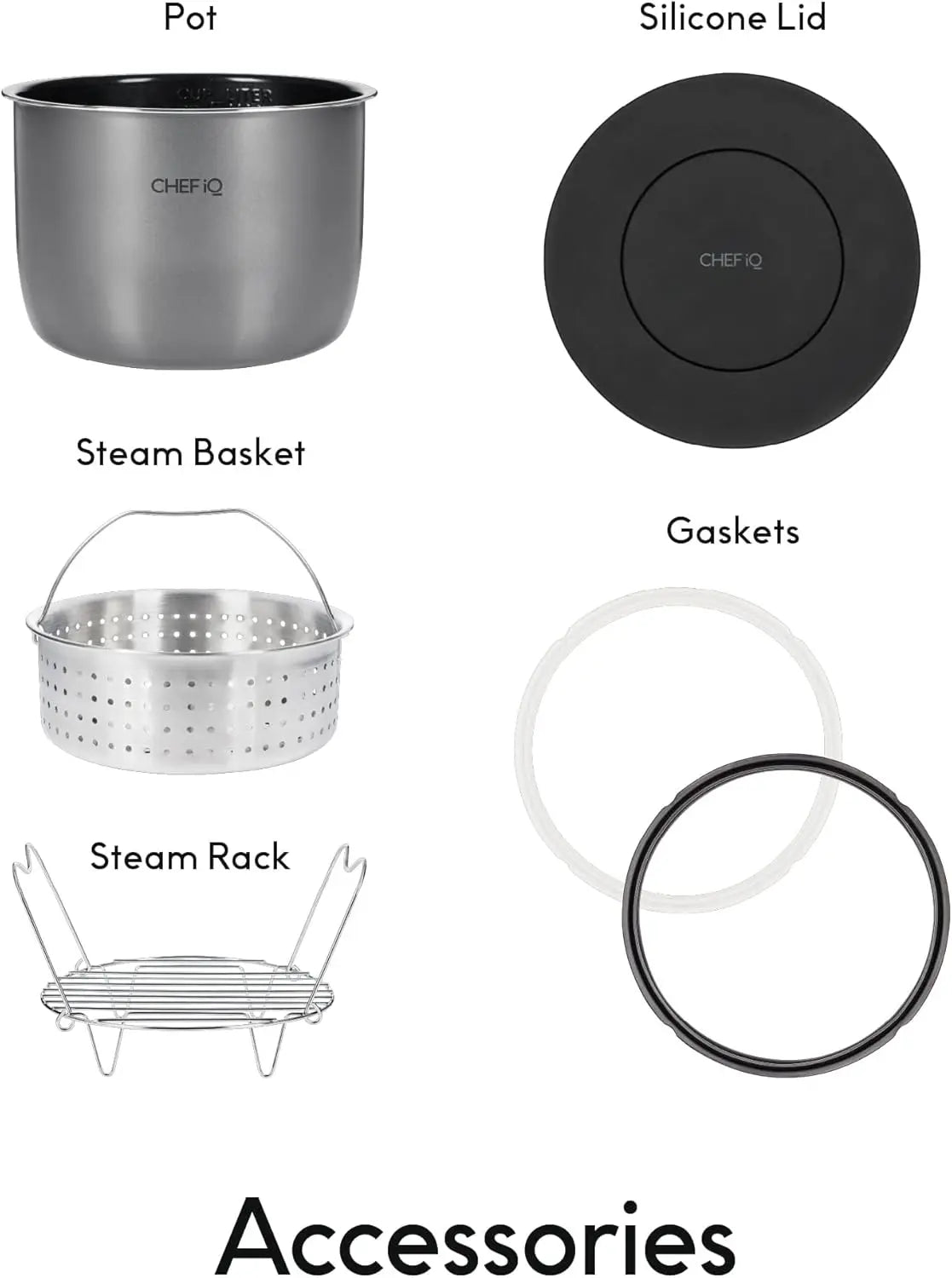 Smart WiFi Pressure Cooker with Built-in Scale - 10-in-1 Multicooker, 500+ Recipes, Rice & Slow Cooker, Family Size