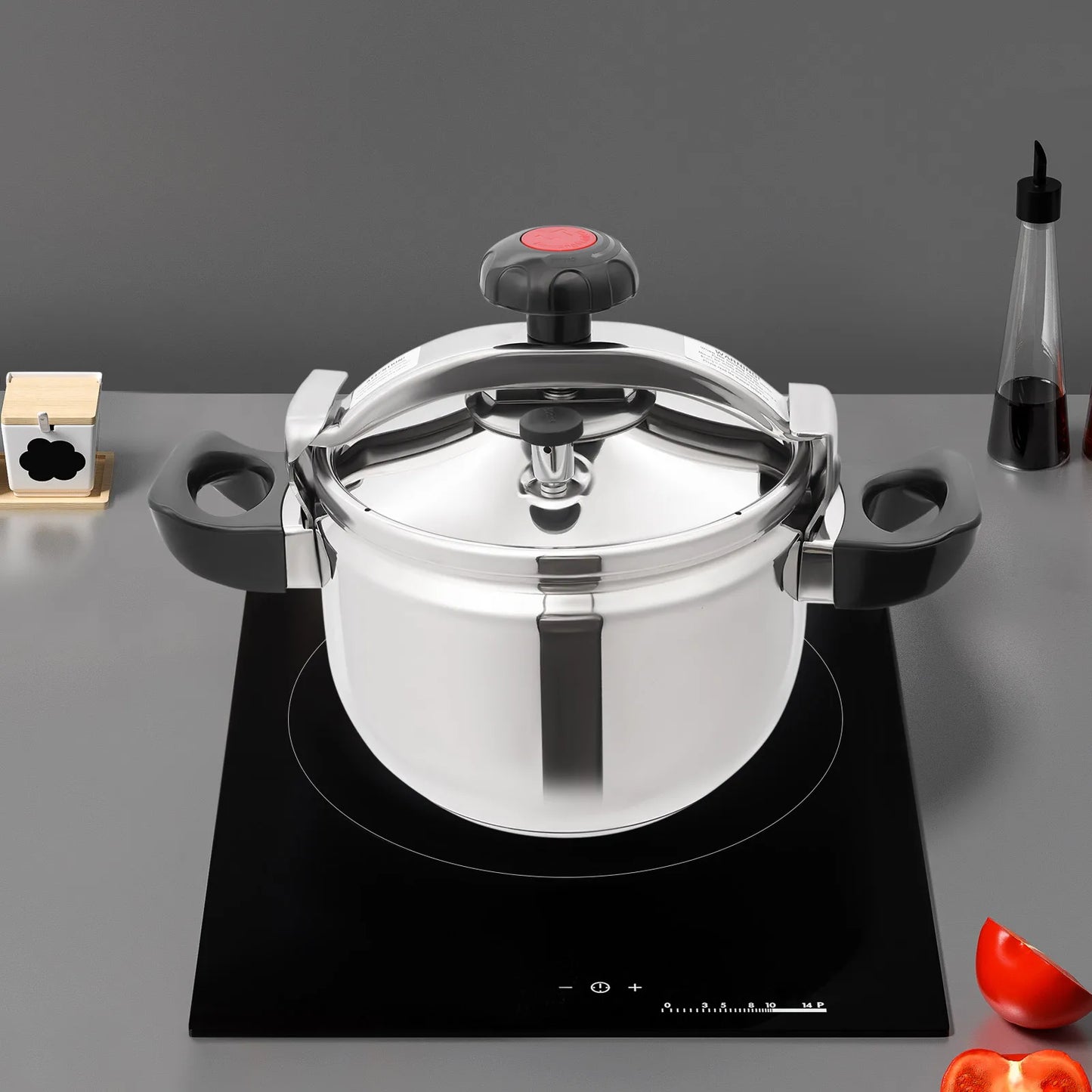7L Stainless Steel Pressure Cooker Pressure Cooker Pressure Stewing Pot 60Kpa in Hotels, Restaurants, Families
