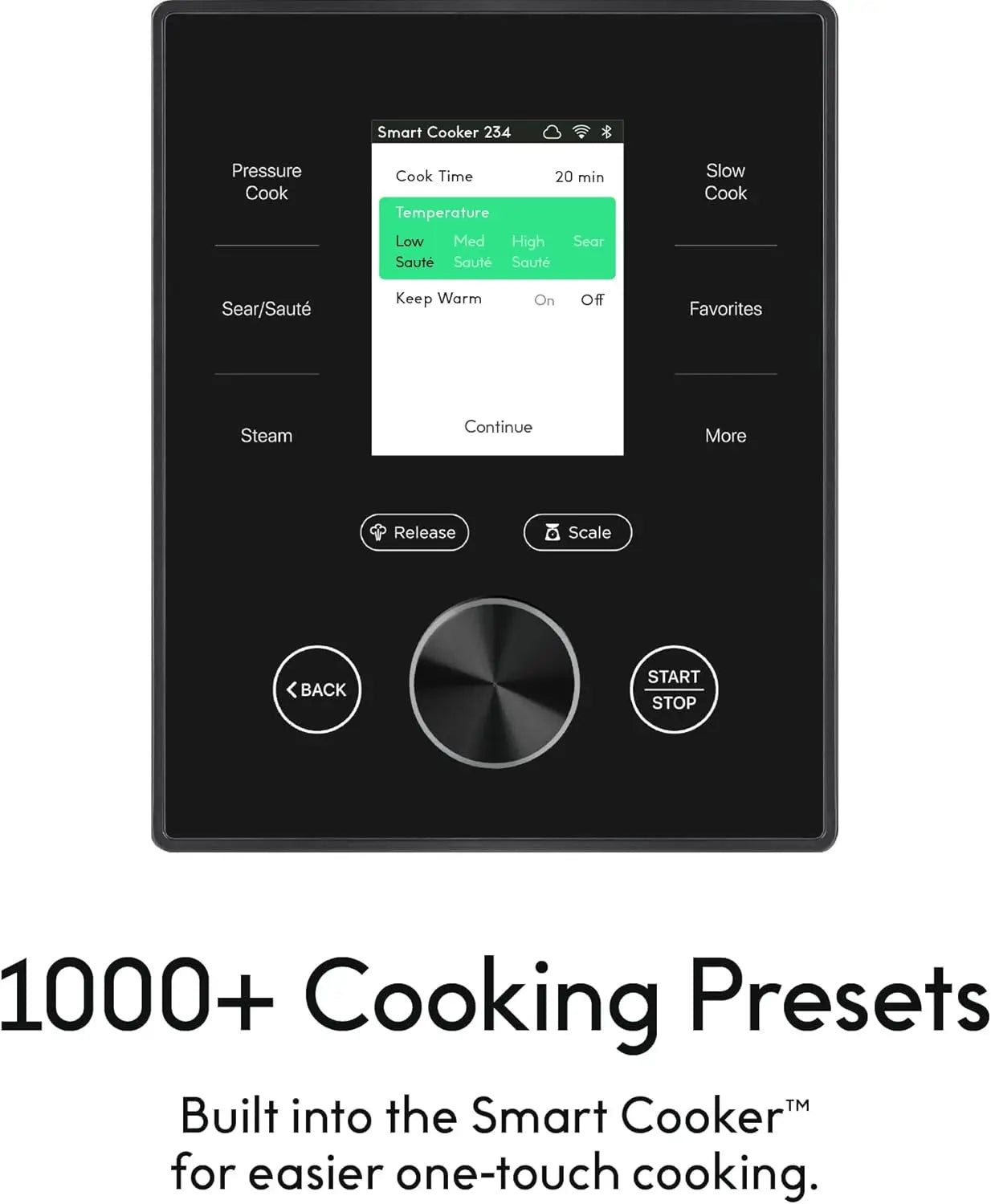 Smart WiFi Pressure Cooker with Built-in Scale - 10-in-1 Multicooker, 500+ Recipes, Rice & Slow Cooker, Family Size